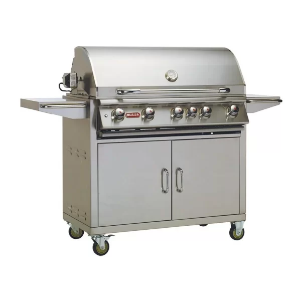 Bull BBQ Brahma Gas Cart BBQ With Infrared Back Burner & Rotisserie