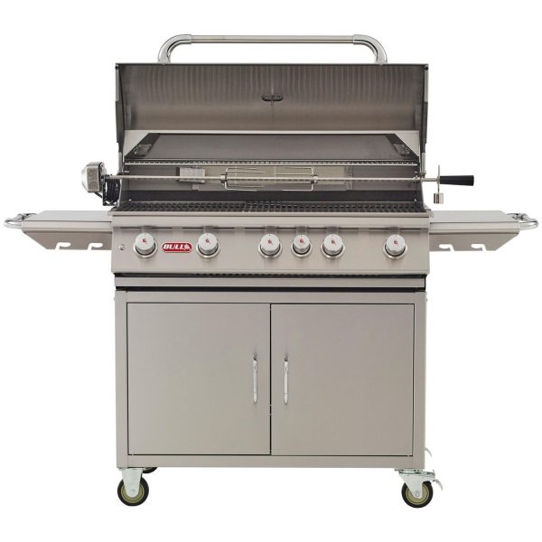 Bull BBQ Brahma Gas Cart BBQ With Infrared Back Burner & Rotisserie - Image 2