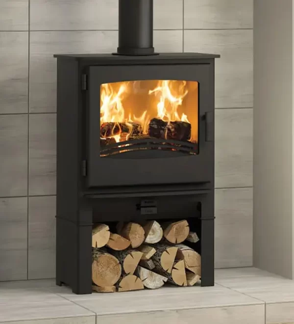 Broseley Desire 5 Widescreen with Log Store Freestanding Multifuel Stove