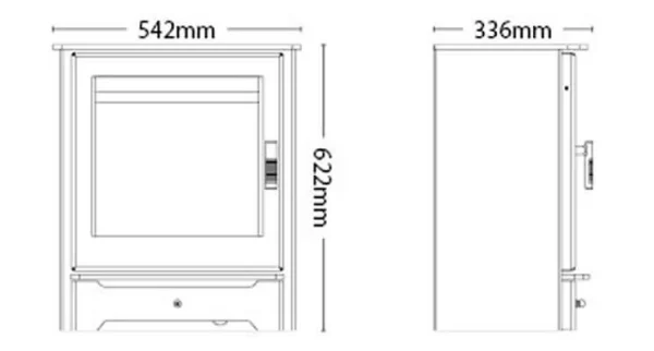 Broseley Endure Freestanding Balanced Flue Gas Stove - Image 3