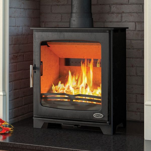 Henley Hazelwood 5 Landscape Freestanding Woodburning Stove - Image 3